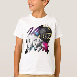 Camiseta Dinosaurio con casco