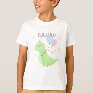 Camiseta Dinosaurio con globos