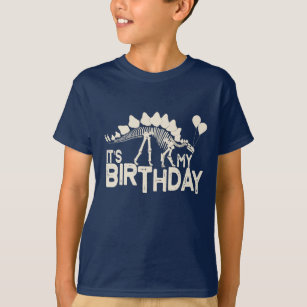 Camiseta Dinosaurio con globos Cumpleaños
