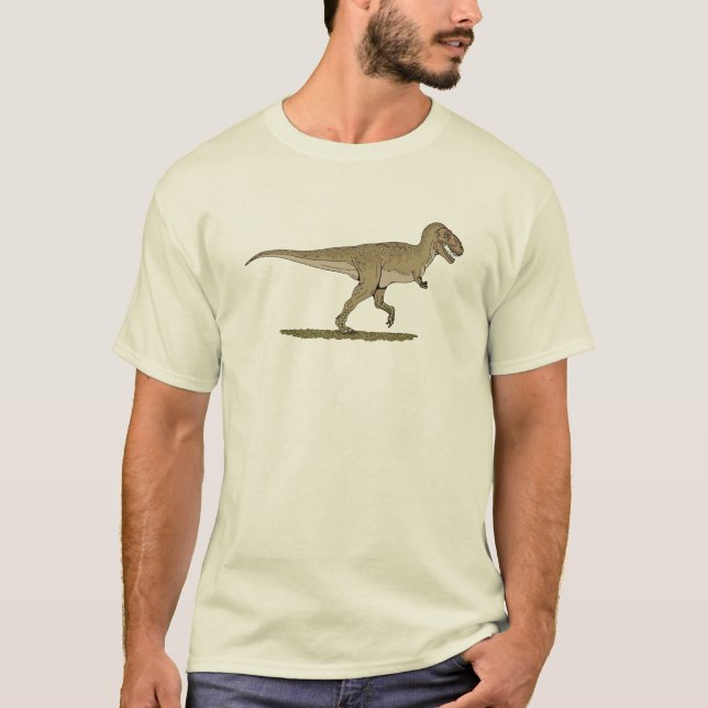 Camiseta Dinosaurio cretáceo Tyrannosaurus rex (Anverso)