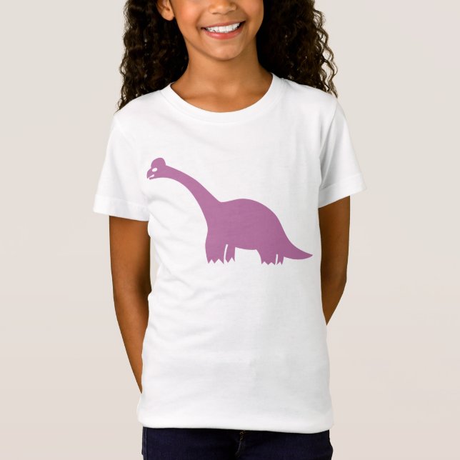 Camiseta Dinosaurio Cuple Purple (Anverso)
