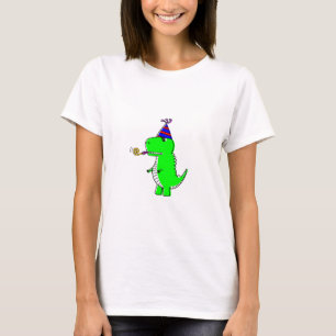 Camiseta Dinosaurio Cute Happy Birday