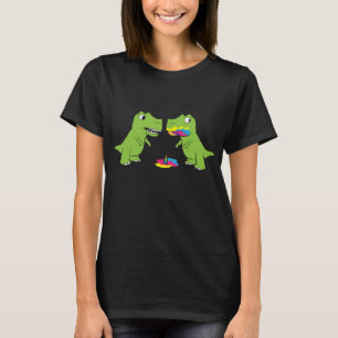 Camiseta Dinosaurio Cuto Te Comiste La Última Divertida D D