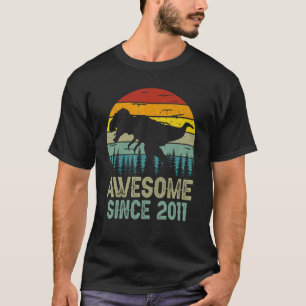 Camiseta Dinosaurio de 12 años de edad asombroso Si