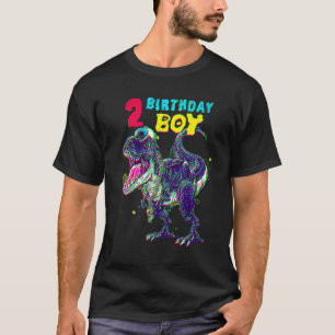 Camiseta Dinosaurio de 2 años Cumpleaños 2T Rex Dino