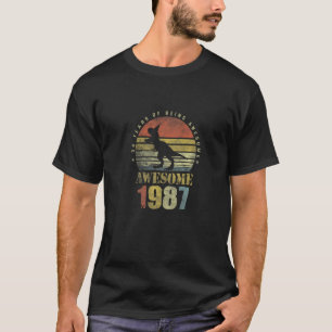Camiseta Dinosaurio de 36 años de edad increíble desde 1987