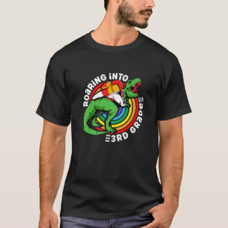 Camiseta Dinosaurio De 3er Grado Ruidoso Por Volver A La Es