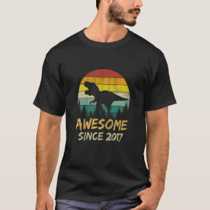 Camiseta Dinosaurio De 5 Años De Edad Increíble Desde 2011