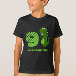 Camiseta Dinosaurio de 9 Años Personalizado
