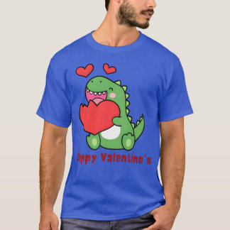 Camiseta Dinosaurio de amor para niño en San Valentín