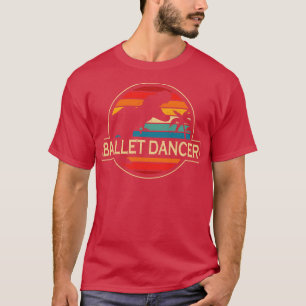 Camiseta Dinosaurio de bailarina de ballet
