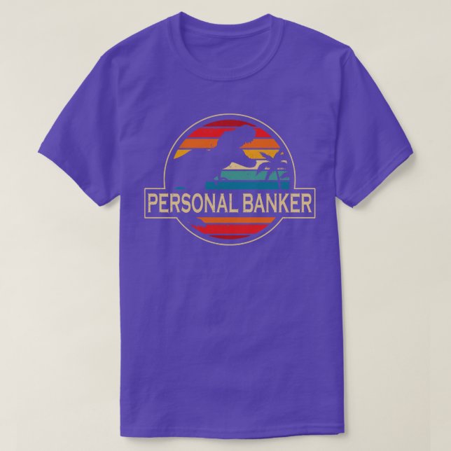 Camiseta Dinosaurio de banca personal (Diseño del anverso)