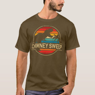 Camiseta Dinosaurio de barrido de chimenea