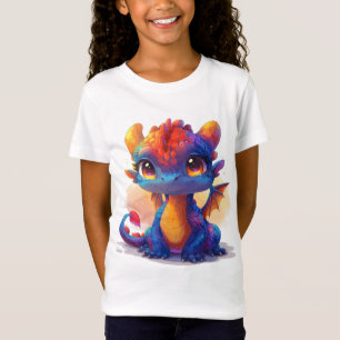 Camiseta Dinosaurio de bebé neón eléctrico - brillante y lú