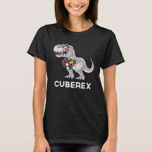Camiseta Dinosaurio de Cuberex Competitive Speed Cubing