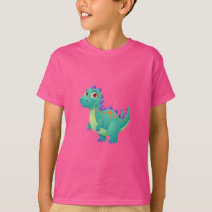 Camiseta Dinosaurio de dibujos animados lindo – Diseño dive