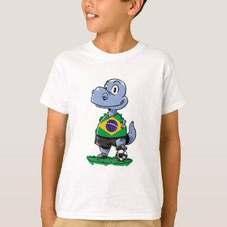 Camiseta Dinosaurio de fútbol - Brasil