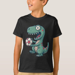 Camiseta Dinosaurio de fútbol emocionado para Juric y amant