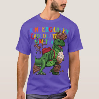 Camiseta Dinosaurio de jardín infantil con té de chocolate