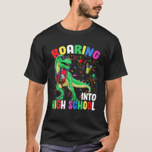 Camiseta Dinosaurio de la escuela secundaria para Rex Funny