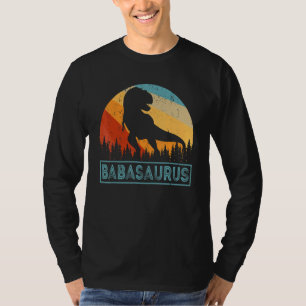 Camiseta Dinosaurio de la familia Vintage de Mens Retro Bab