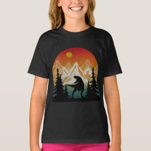 Camiseta Dinosaurio de la Naturaleza Vintage