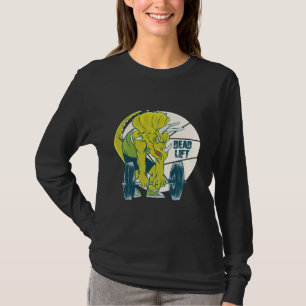 Camiseta Dinosaurio de levantamiento mortal - Levantamiento