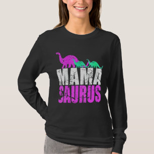 Camiseta Dinosaurio de mamá soltera Saurus para el día de l
