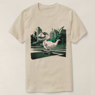 Camiseta Dinosaurio de patinaje