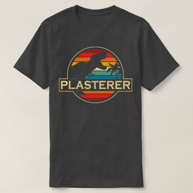 Camiseta Dinosaurio de Plasterer (Diseño del anverso)