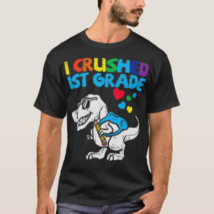 Camiseta Dinosaurio De Primer Grado Destruido El Último Día
