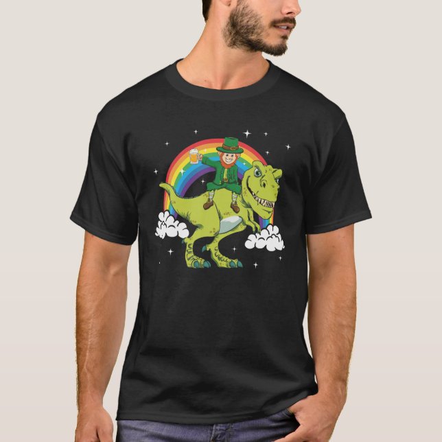 Camiseta Dinosaurio de San Patricio (Anverso)