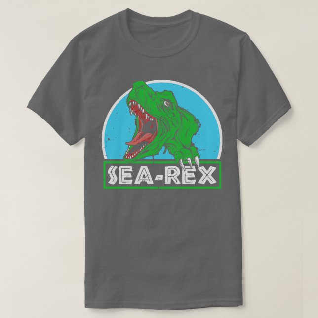 Camiseta Dinosaurio de SeaRex Mosasaurus (Diseño del anverso)
