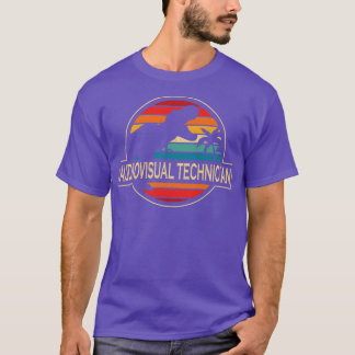 Camiseta Dinosaurio de Técnico Audiovisual