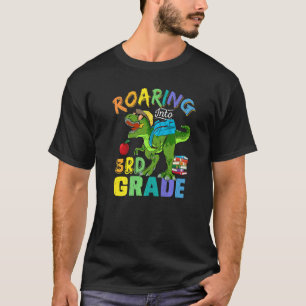 Camiseta Dinosaurio de tercer grado de regreso a la escuela