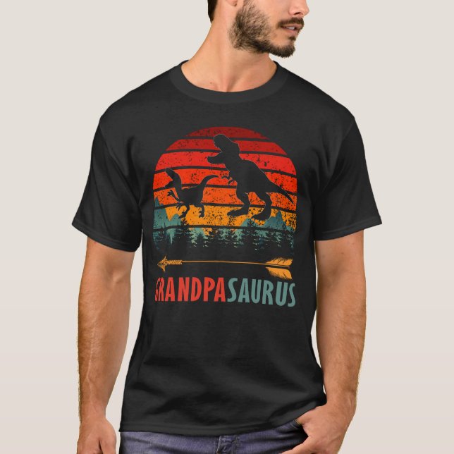 Camiseta dinosaurio del abuelo (Anverso)