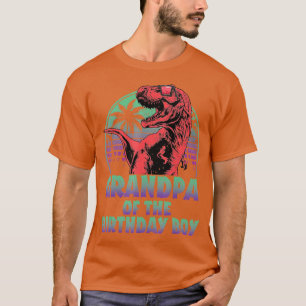 Camiseta Dinosaurio del abuelo del niño de cumpleaños coinc