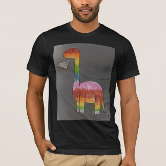 Camiseta Dinosaurio del arco iris