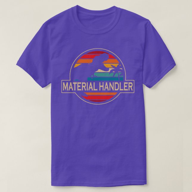 Camiseta Dinosaurio del controlador de materiales (Diseño del anverso)