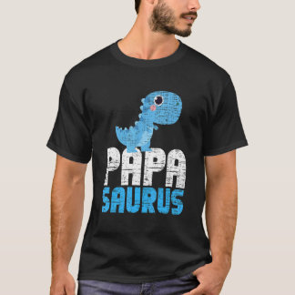 Camiseta Dinosaurio del Día del Padre de la familia Papasau