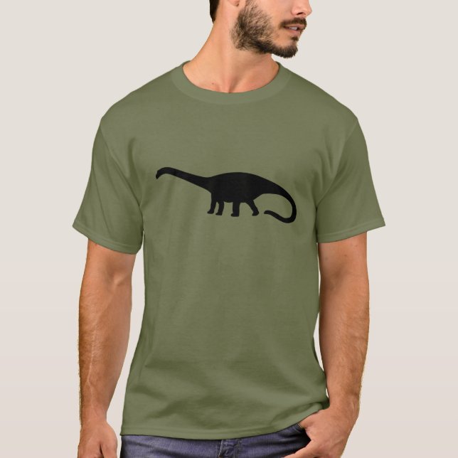 Camiseta Dinosaurio del Diplodocus (Anverso)