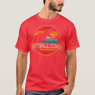Camiseta Dinosaurio del entrenador de softbol