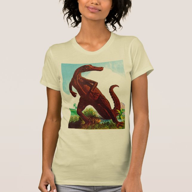 Camiseta Dinosaurio del Hadrosaurus (Anverso)