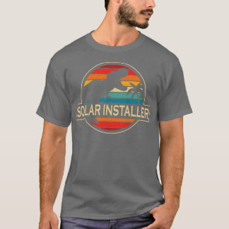 Camiseta Dinosaurio del instalador solar