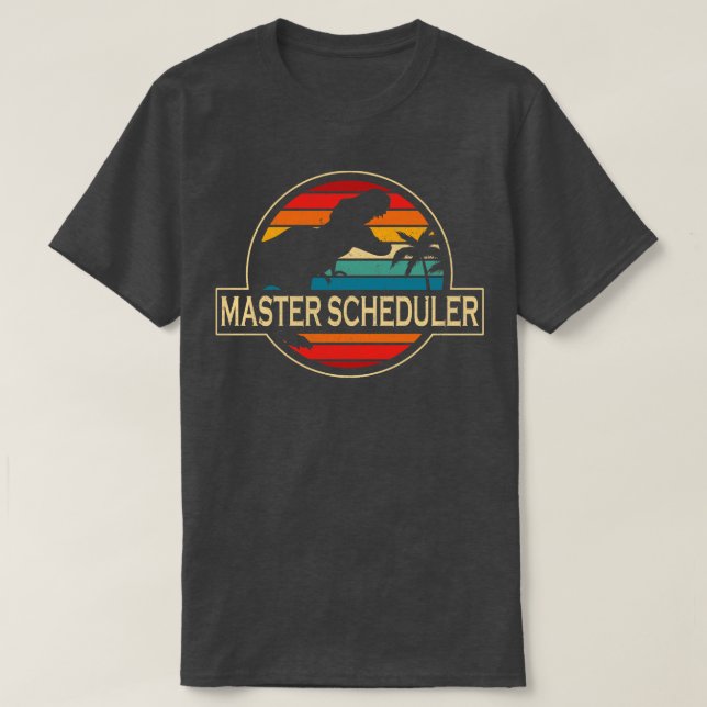 Camiseta Dinosaurio del programador maestro (Diseño del anverso)