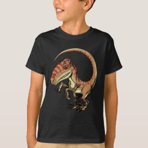 Camiseta Dinosaurio del rapaz del Velociraptor de Marco D