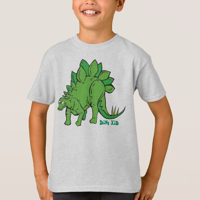 Camiseta Dinosaurio del Stegosaurus (Anverso)