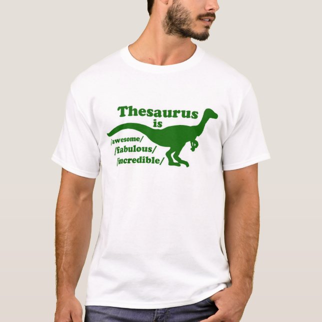 Camiseta Dinosaurio del tesauro es increíble (Anverso)