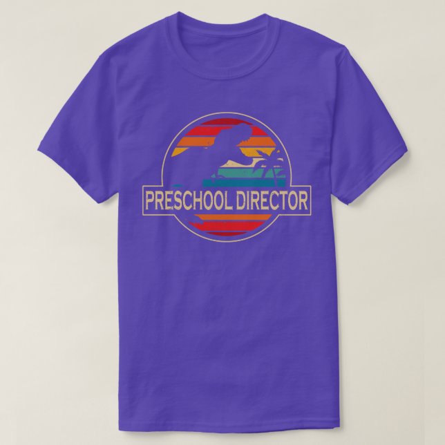 Camiseta Dinosaurio, director de preescolar (Diseño del anverso)