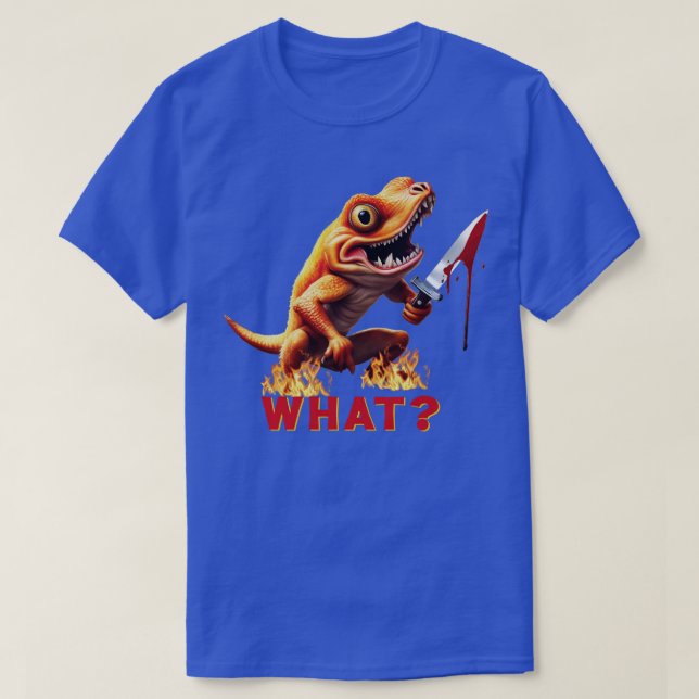 Camiseta Dinosaurio divertido (Diseño del anverso)